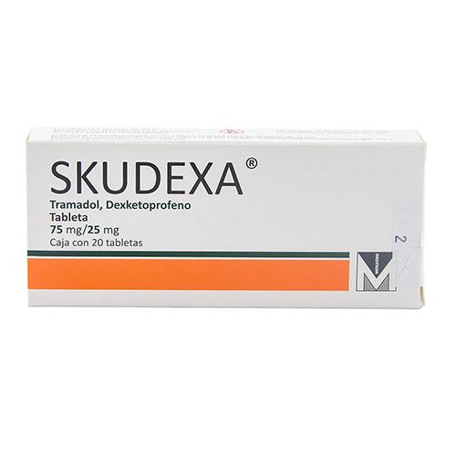 Skudexa 75/25Mg Con 20 Tabletas (Tramadol/Dexketoprofeno)