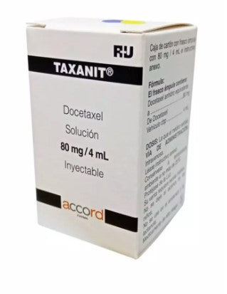 Taxanit Frasco 80Mg/4Ml Con 1 Ampulas (Docetaxel)