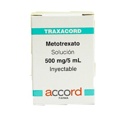 Traxacord Frasco 500Mg/2Ml Con 1 Ampulas (Metotrexato)