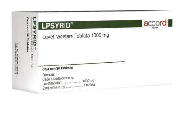 Lpsyrid 1000Mg Con 30 Tabletas (Levetiracetam) - WeCare Pharma