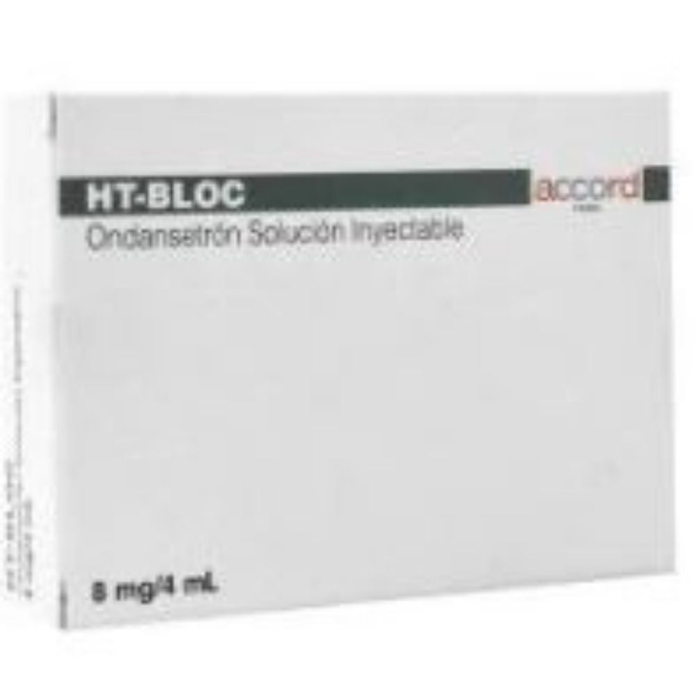 Ht-Block 8Mg/4Ml Con 3 Ampulas (Ondansetron)