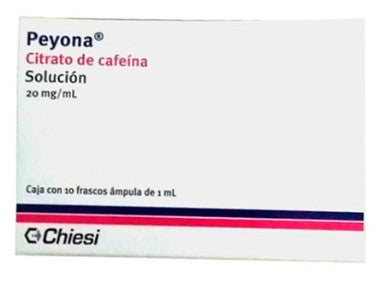 Peyona 20Mg/Ml Con 10 Ampulas (Cafeina)