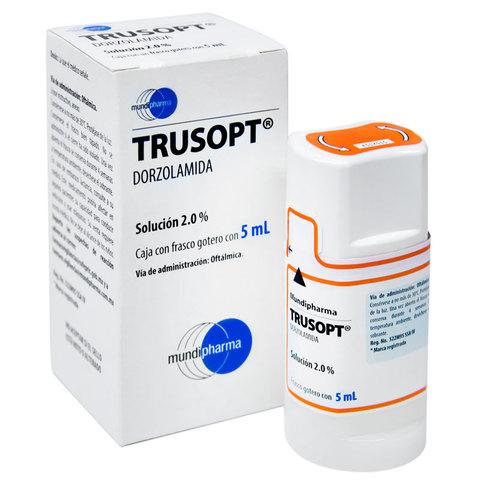 Trusopt Gotas 2% 5Ml (Dorzolamida)