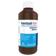 Ferricol-Saf Suspensión 3000Mg 100Ml (Hierro Aminoquelado) - WeCare Pharma