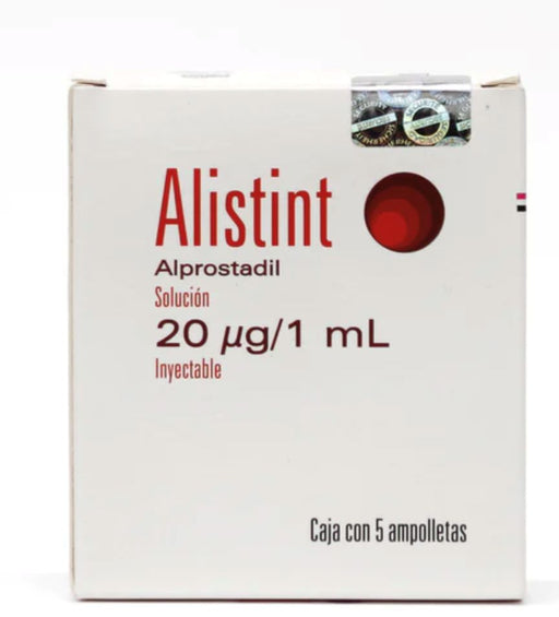 Alistin 20Mcg/1Ml Con 5 Ampulas (Alprostadil)