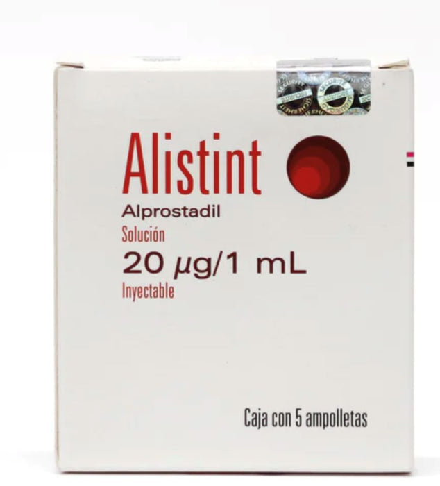 Alistin 20Mcg/1Ml Con 5 Ampulas (Alprostadil)