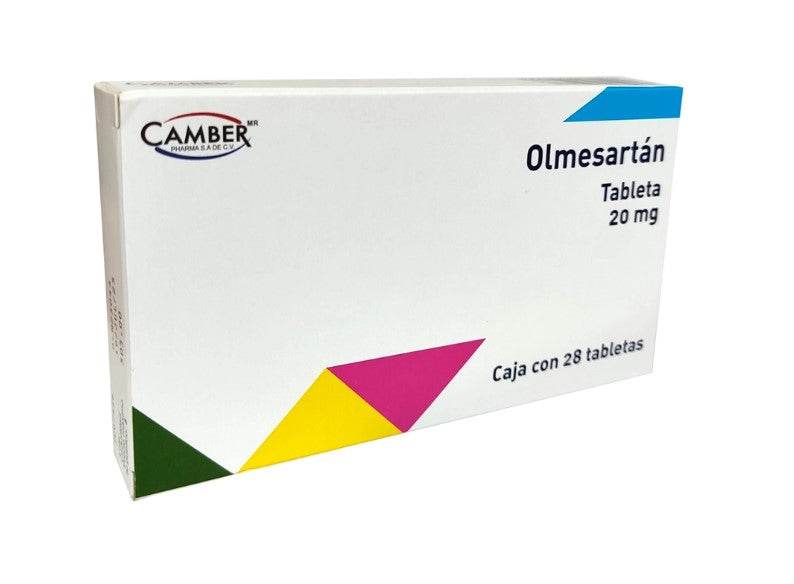 Olmesartán Medoxomil 20Mg Con 28 Camber Tabletas - WeCare Pharma