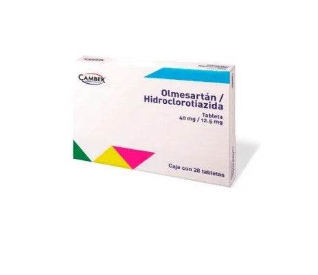 Olmesartan/Hidroclorotiazida 40Mg/12.5Mg Con 28 Tabletas - WeCare Pharma