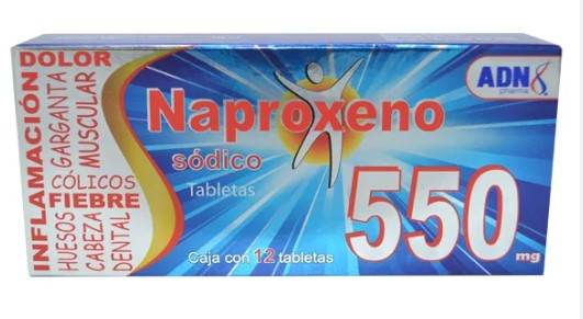 Naproxeno Sodico 550Mg Con 12 Adn Tabletas - WeCare Pharma