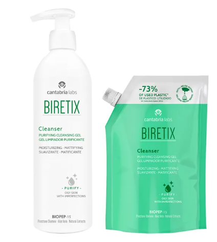 Cantabria Labs Biretix Cleanser 400Ml + Refil 400Ml