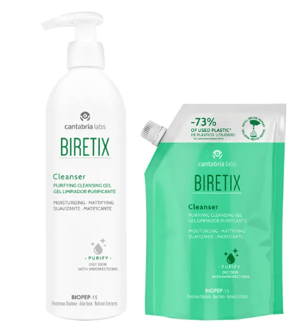Cantabria Labs Biretix Cleanser 400Ml + Refil 400Ml - WeCare Pharma