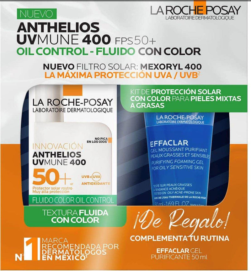 Anthelios Xl Gel-Crema Toque Seco Fps50 +Effaclar Gel 50Ml - WeCare Pharma