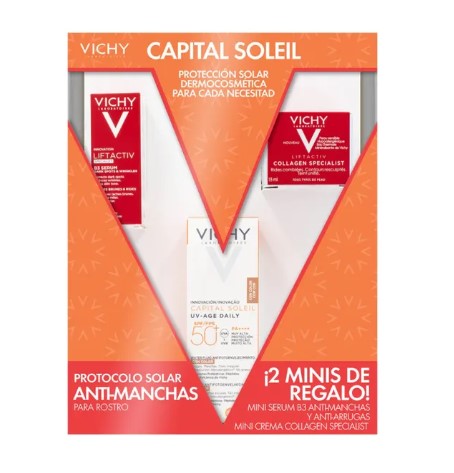 Vichy Kit Capital Uv Age Con Color Fps50 50Ml +Mini Liftavtiv