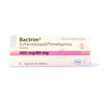 Bactrim 400Mg/80Mg Con 30 Tabletas (Sulfametoxazol/Trimetoprima)