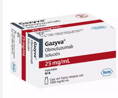 Gazyva Frasco 25Mg/Ml 40Ml Con 1 Ampulas (Obinutuzumab)