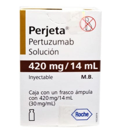 Perjeta Frasco 420Mg/14Ml Con 1 Ampulas (Pertuzumab)