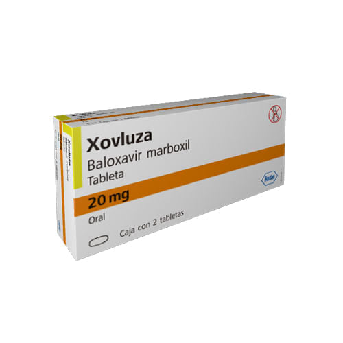 Xovluza 20Mg Con 2 Tabletas (Baloxavir Marboxil)