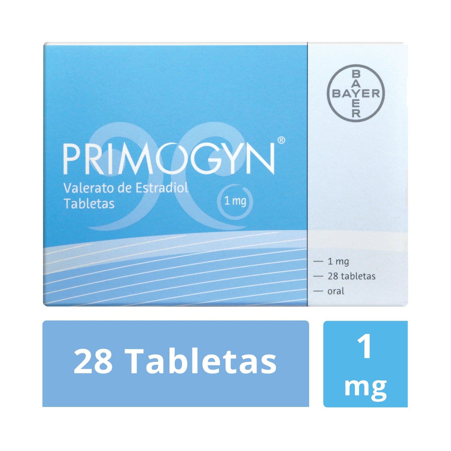 Primogyn 1Mg Con 28 Tabletas (Valerato De Estradiol)