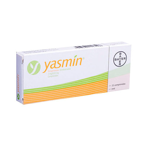 Yasmin 3Mg/0.03Mg Con 21 Comprimidos (Drospirenona/Etinilestradiol)