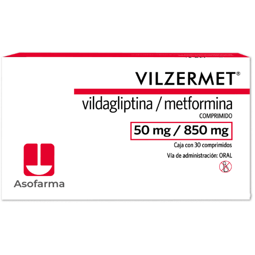 Vilzermet (Vidagliptina/Metformina) Comp 50/850Mg Con 30 - WeCare Pharma