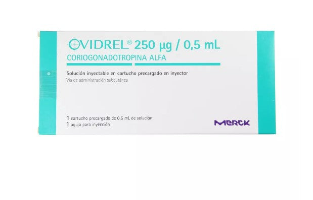 Ovidrel Jeringa 250Mcg/0.5 Ml Con 1 (Coriogonadotropina Alfa)