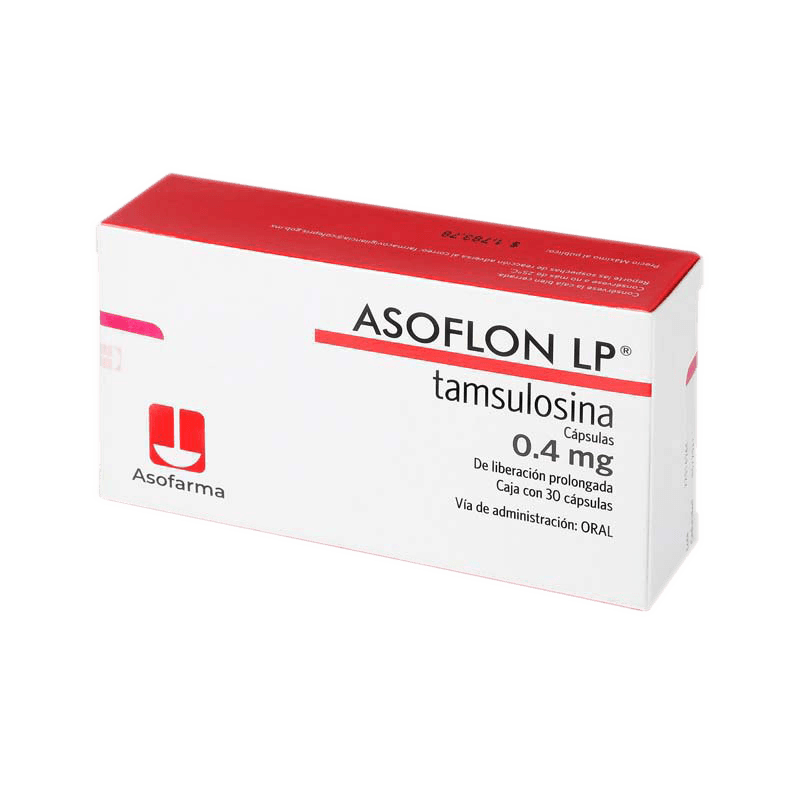 Asoflon 0.4Mg Con 30 Capsulas (Tamsulosina)