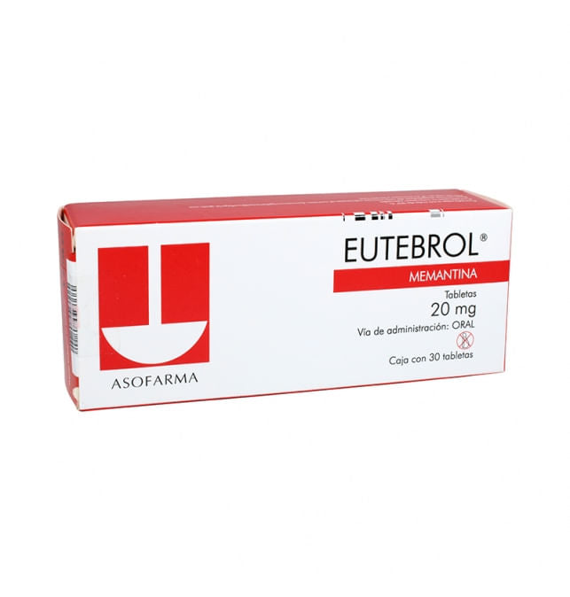 Eutebrol 20Mg Con 30 Tabletas (Memantina)