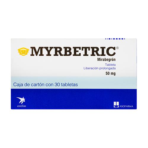 Myrbetric 50Mg Con 30 Tabletas (Mirabegron)