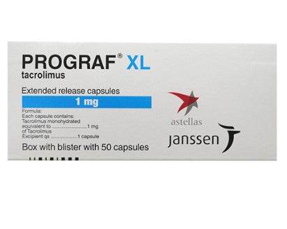 Prograf Xl 1Mg Con 50 Capsulas (Tacrolimus) - WeCare Pharma