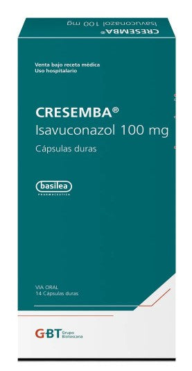 Cresemba 100Mg Con 14 Capsulas (Isavuconazol)