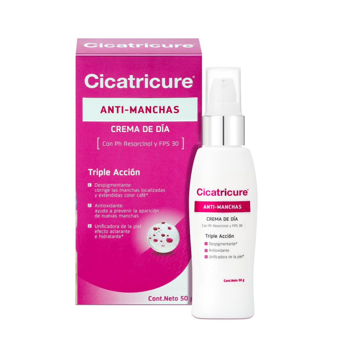 Cicatricure Crema Antimanchas Facial Fps30 50G