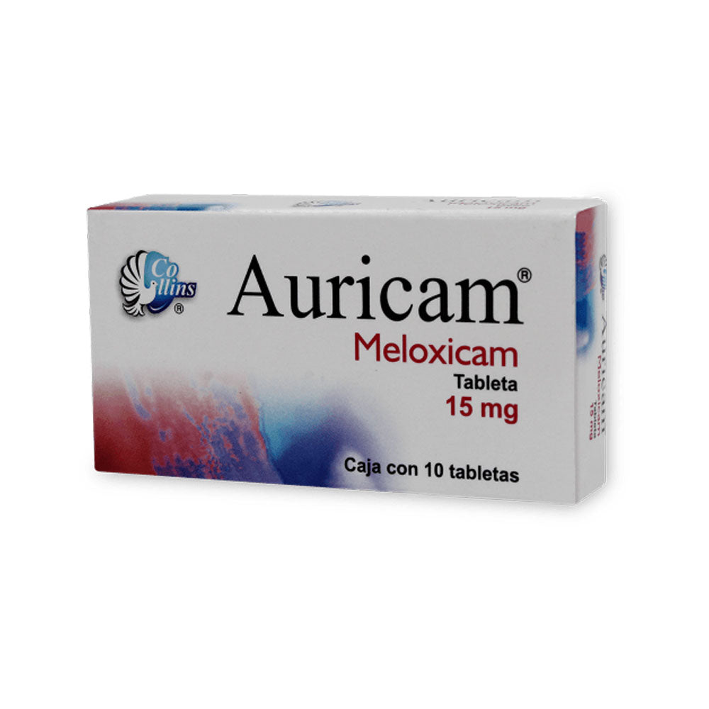 Auricam 15Mg Con 10 Tabletas (Meloxicam)