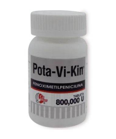 Pota-Vi-Kin 800 000Unid Con 40 Tabletas (Fenoximetilpenicilina) - WeCare Pharma