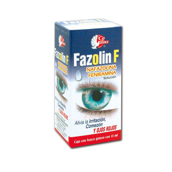 Fazolin F Solución 15Ml (Feniramina 3 Mg/Nafazolina)