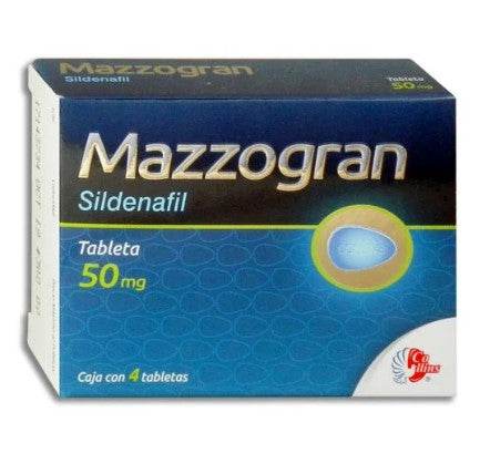 Mazzogran 50Mg Con 4 Tabletas (Sildenafil) - WeCare Pharma