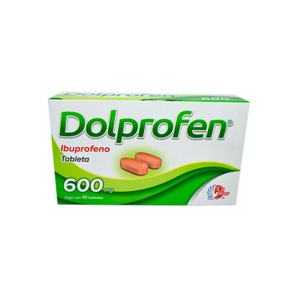 Dolprofen 600Mg Con 10 Tabletas (Ibuprofeno)