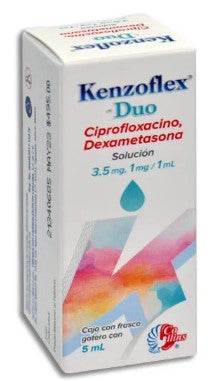 Kenzoflex Duosol Oft 5Ml (Ciprofloxacino/Dexametasona) - WeCare Pharma