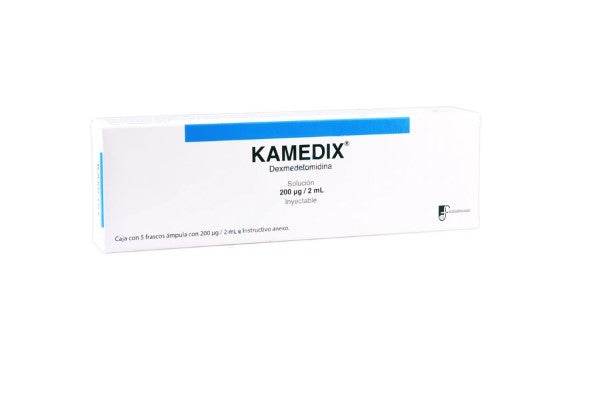 Kamedax Injection Kamedix Frasco 200Mcg/2Ml Con 5 Ampulas (Dexmedetomidina) — WeCare Pharma
