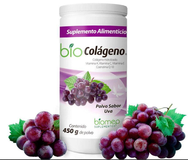 Bio Colageno Polvo 450G (Colageno Hidrolizado/Vitamina A/C/E/Coenzima Q10) - WeCare Pharma