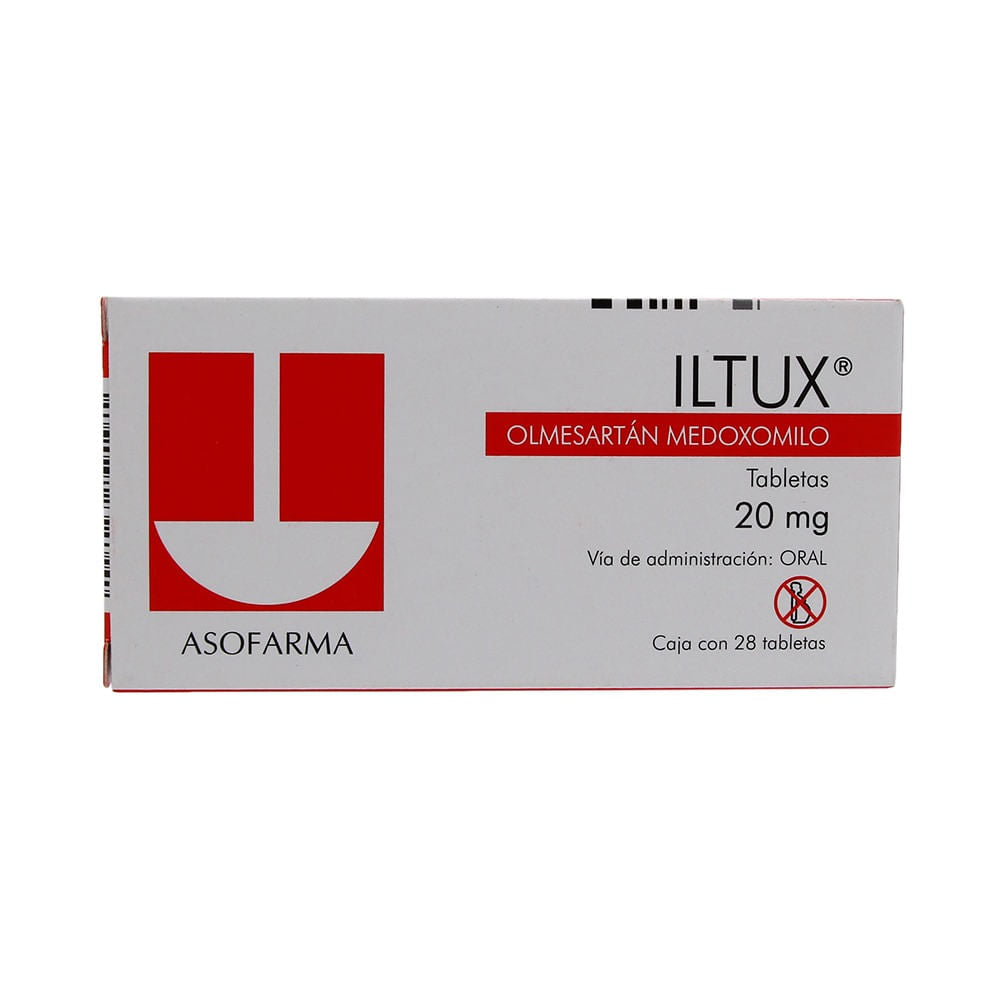 Iltux 20Mg Con 28 Tabletas (Olmesartan)