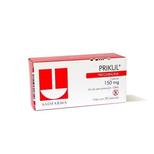 Prikul 150Mg Con 28 Capsulas (Pregabalina)