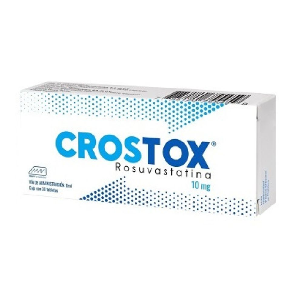 Crostox 10Mg Con 30 Tabletas (Rosuvastatina)