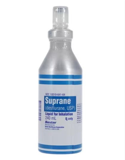 Suprane Frasco 240Ml Baxter (Desflurano)