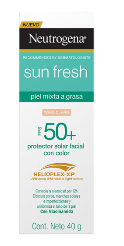 Neutrogena Bloqueador Sun Fresh Fps50+ 40G Tono Light