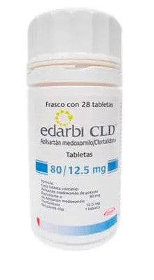 Edarbi Cld 80Mg/12.5Mg Con 28 Tabletas (Azilsartan Medoxomilo/Clortalidona)