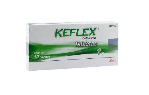 Keflex 1G Con 12 Tabletas (Cefalexina) — WeCare Pharma