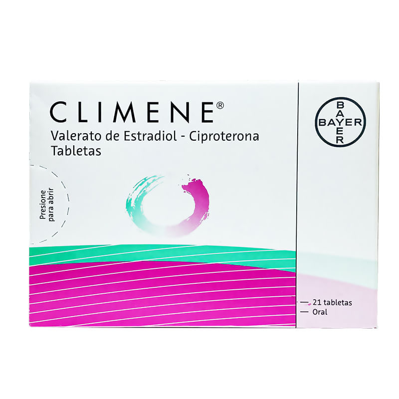 Climene Grageas 2Mg/1Mg Con 21 (Valerato De Estradiol/Ciproterona)