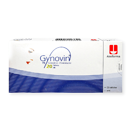 Gynovin 75Mcg/20Mcg Con 21 Tabletas (Gestodeno/Etinilestradiol)