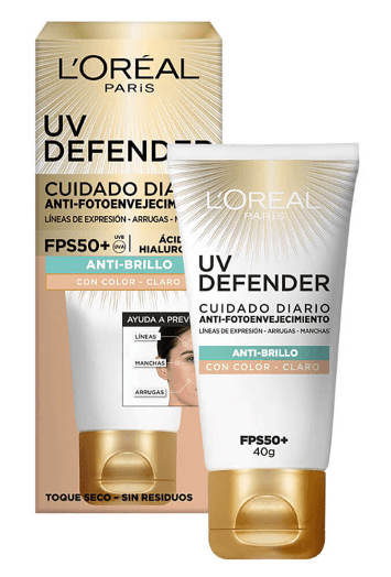 Loreal Uv Defender Fps50 Antibrillo Con Color 40G - WeCare Pharma