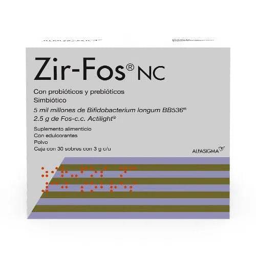 Zir-Fos Nc Sobres 5Mil Mill 3G Con 30 (Bifidobacterium) - WeCare Pharma